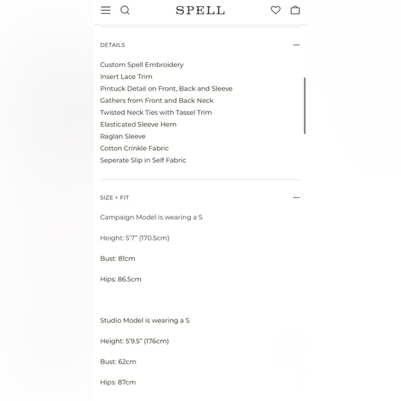 SPELL NWT RARE 💐 Florapaloosa Embroidered Tunic Dress Wildflower Size SM 🌼 White - Picture 11 of 15